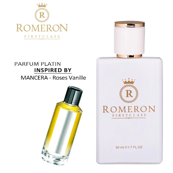ROMERON 243 Platin Women Perfume Mancera Rose Vanille EDP 50ml